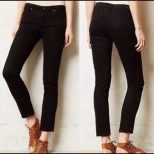 AG Adriano Gold Faded Black Willow Skinny Jeans